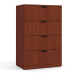 Cherry 4 Drawer Lateral