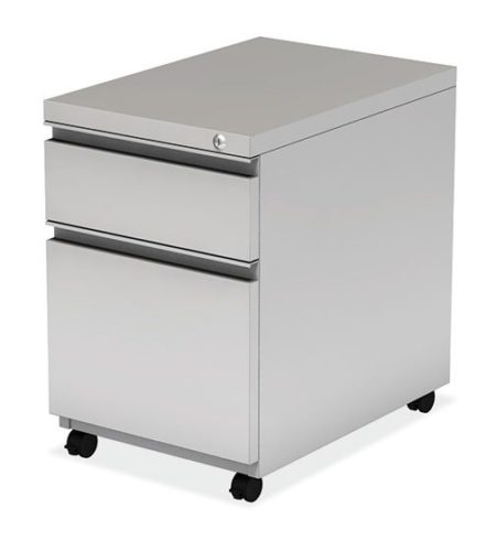 Metal 2 Drawer Box/File Mobile Pedestal