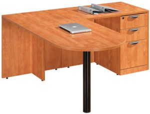 Brooklyn Series D-Top L-Shape Desk