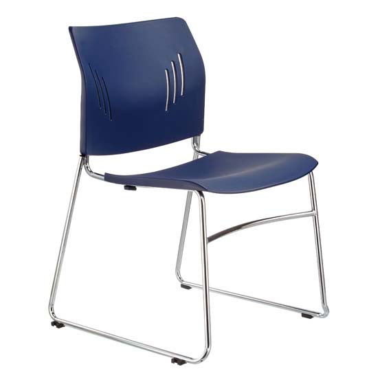 Navy Cafe Chair #01
