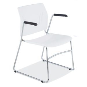 White Cafe Chair #02