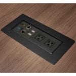 Conference Power Inserts - Black