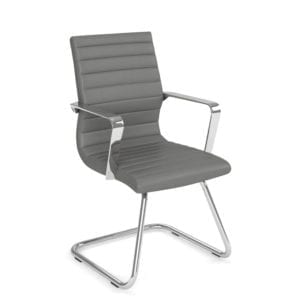 Delta Guest Chair In Grey
