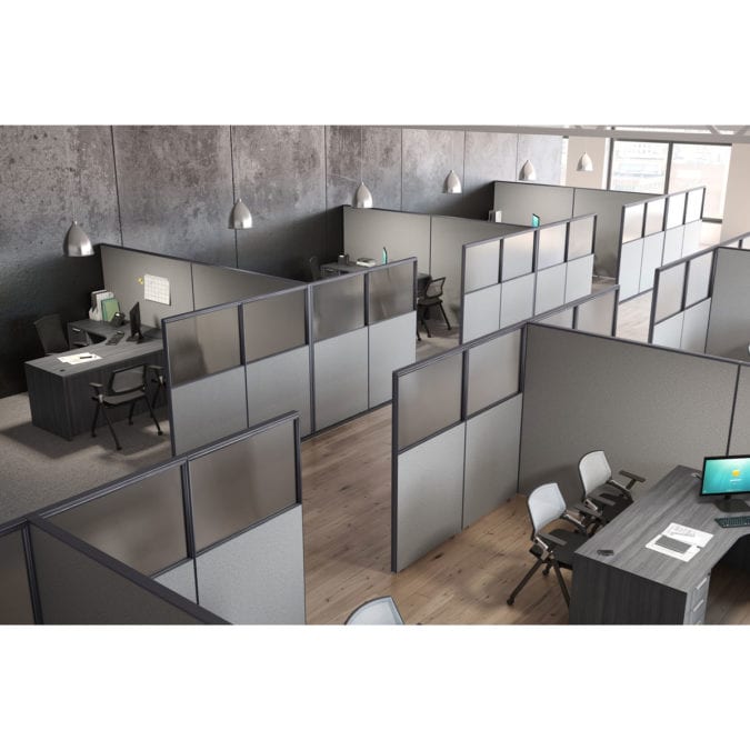 New Jersey Office Furniture Opaque View Through Budget Panels