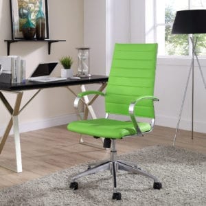 Sapphire High Back Chair In Green