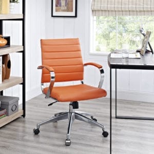 Sapphire Mid Back Chair In Orange