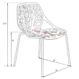 Broadway Chair Dimensions