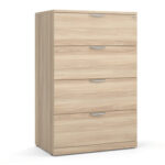 Brooklyn Series – 4 Drawer Lateral File In Nutmeg