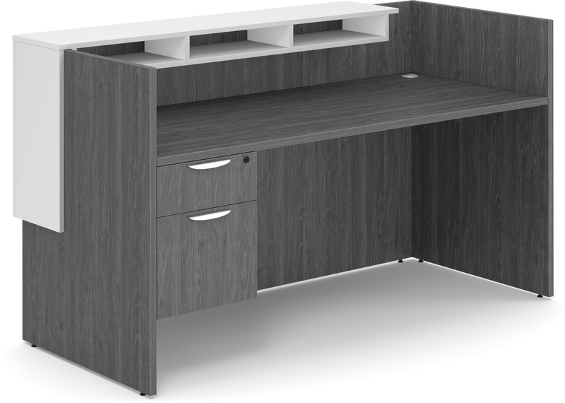 Brooklyn Series Coney Island Reception Desk In Elm