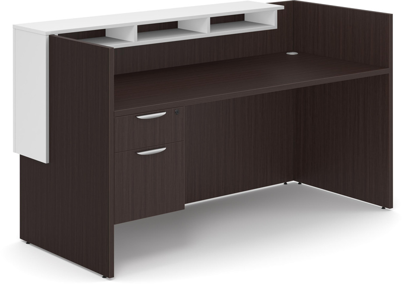 Brooklyn Series Coney Island Reception Desk In Espresso