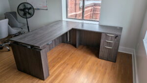 Sit Stand L-Shape Desk